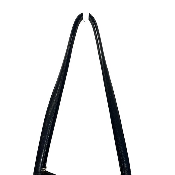 Vintage Brighton Pebble Leather Bucket Shoulder Bag Tan Black - Picture 11 of 15